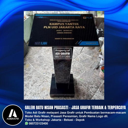 Contoh Podium Prasasti