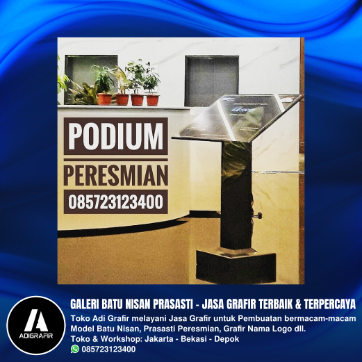 Contoh Podium Prasasti
