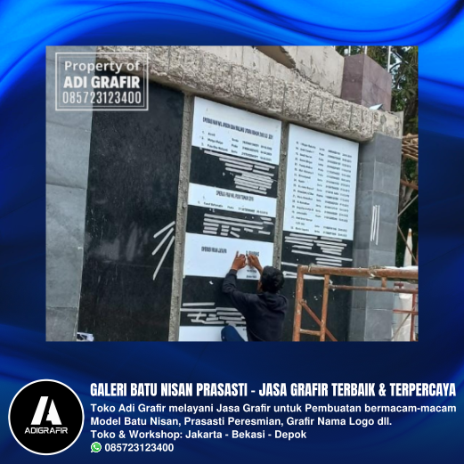Jasa Grafir Depok – Batu Nisan & Prasasti Profesional