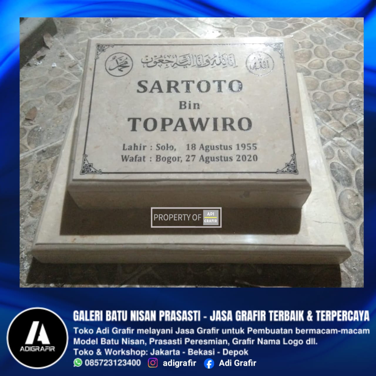 Plakat Batu Nisan