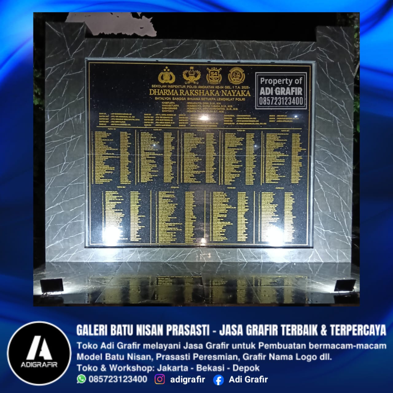 Proyek Grafir Dinding Nama